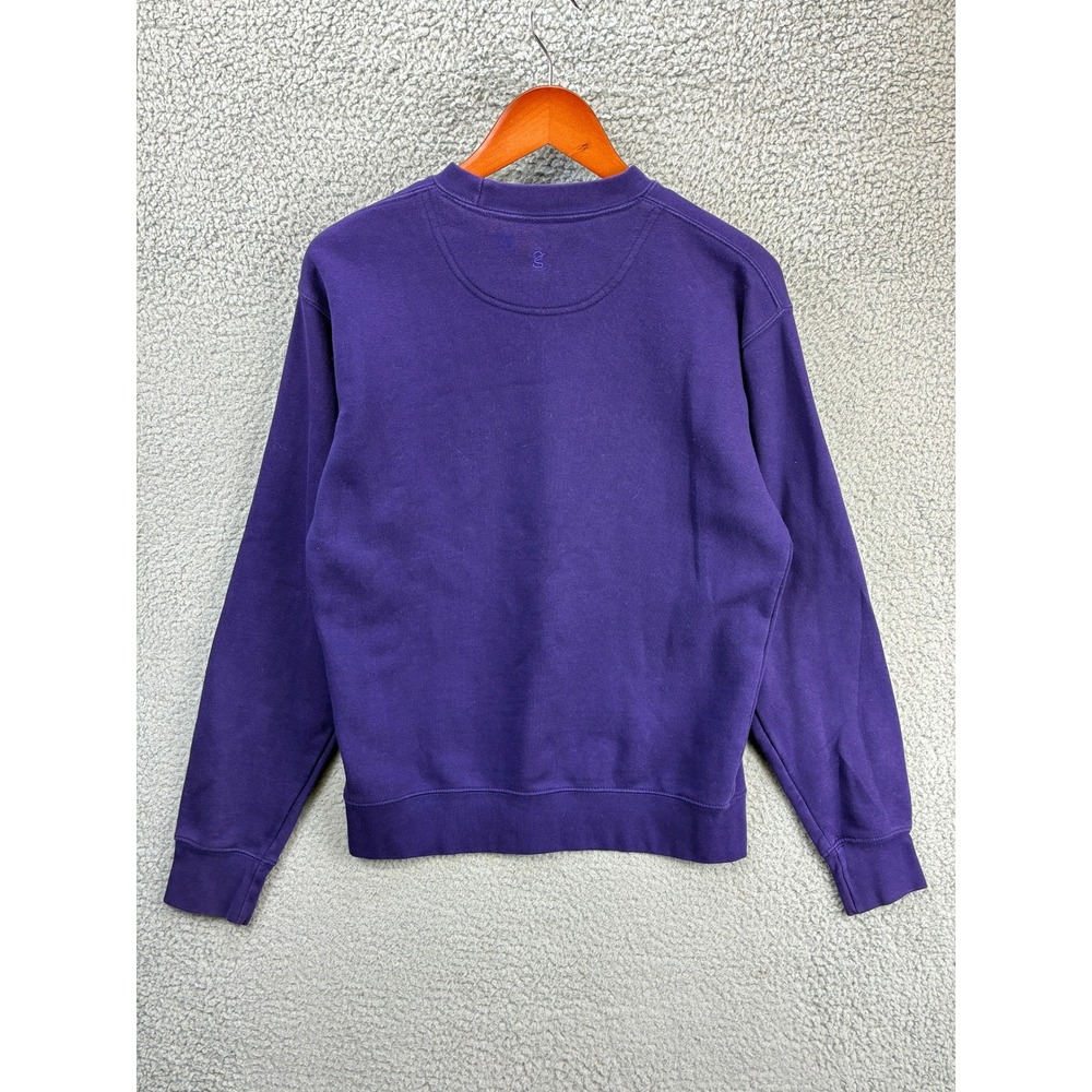 Gear NYU New York University Crewneck Sweatshirt Mens S Purple Collegiate Prep - Picture 9 of 11